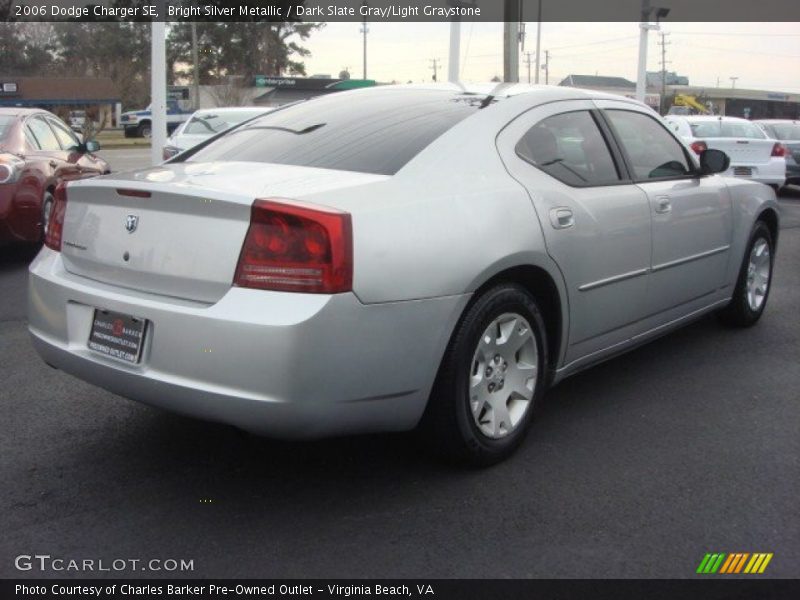 Bright Silver Metallic / Dark Slate Gray/Light Graystone 2006 Dodge Charger SE