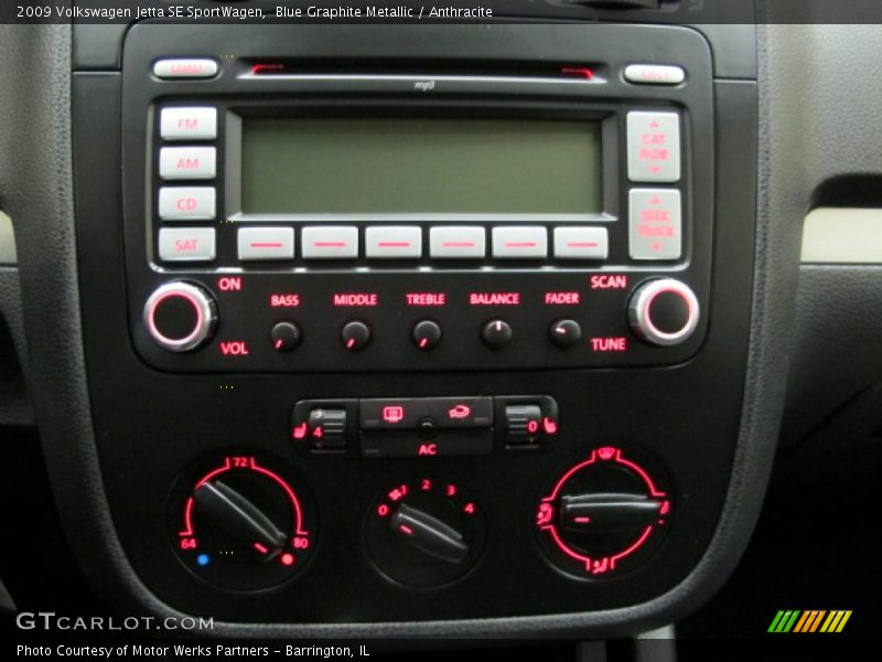 Controls of 2009 Jetta SE SportWagen