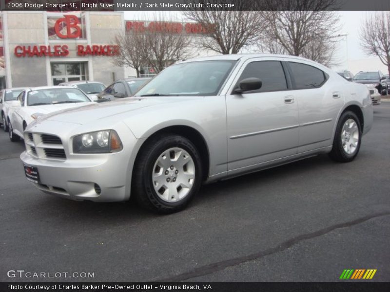 Bright Silver Metallic / Dark Slate Gray/Light Graystone 2006 Dodge Charger SE