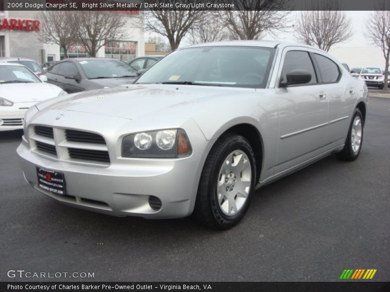 Bright Silver Metallic / Dark Slate Gray/Light Graystone 2006 Dodge Charger SE