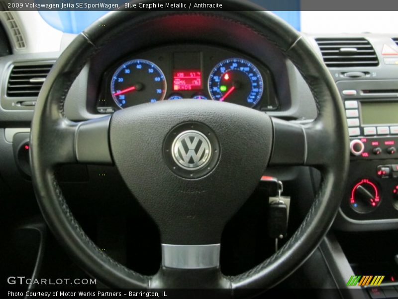  2009 Jetta SE SportWagen Steering Wheel