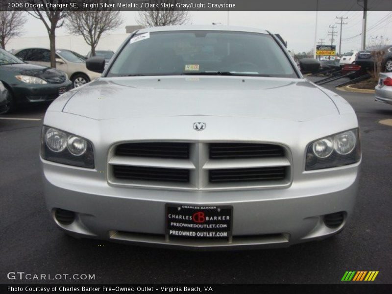 Bright Silver Metallic / Dark Slate Gray/Light Graystone 2006 Dodge Charger SE