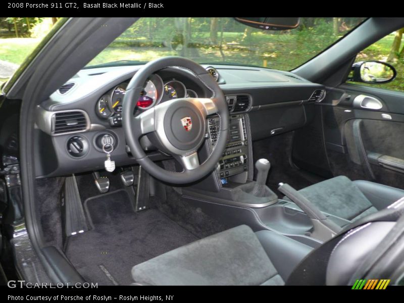 Basalt Black Metallic / Black 2008 Porsche 911 GT2