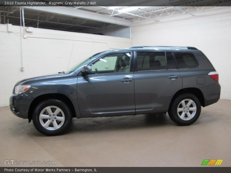 Magnetic Gray Metallic / Ash 2010 Toyota Highlander