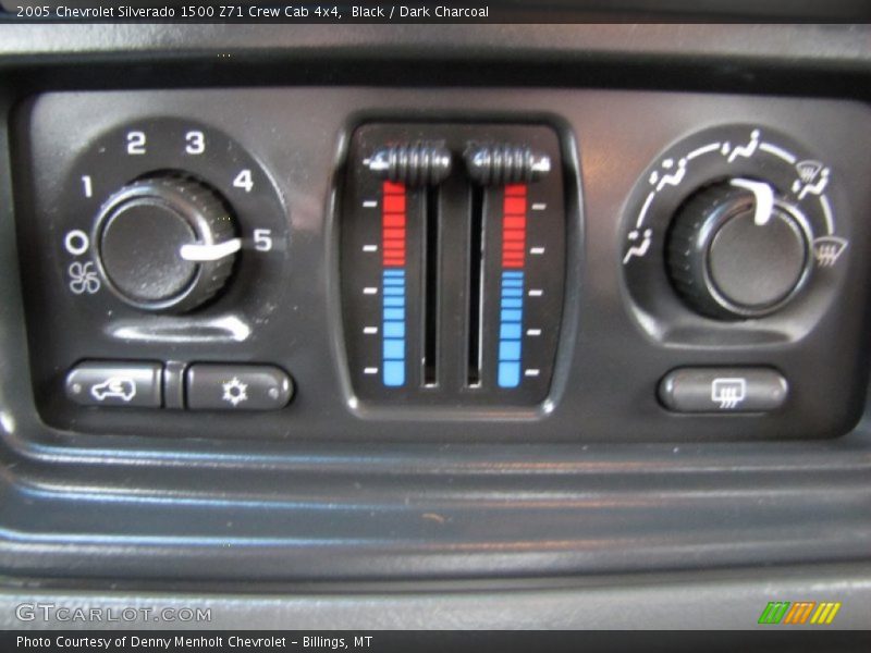 Controls of 2005 Silverado 1500 Z71 Crew Cab 4x4