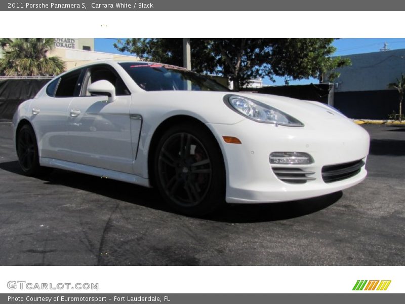 Carrara White / Black 2011 Porsche Panamera S