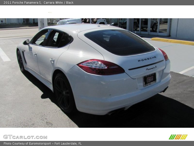 Carrara White / Black 2011 Porsche Panamera S