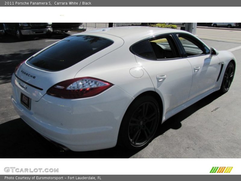 Carrara White / Black 2011 Porsche Panamera S