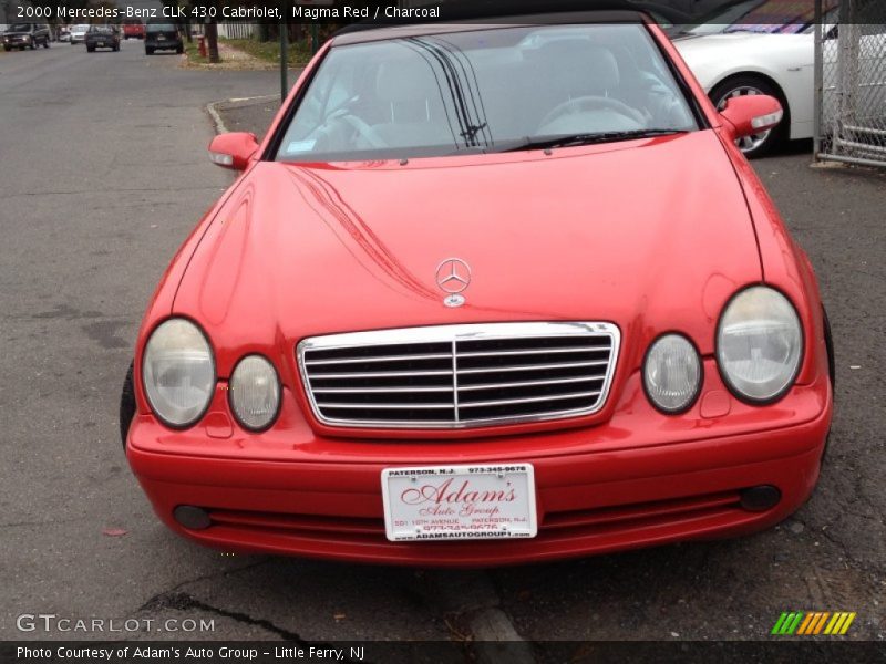 Magma Red / Charcoal 2000 Mercedes-Benz CLK 430 Cabriolet