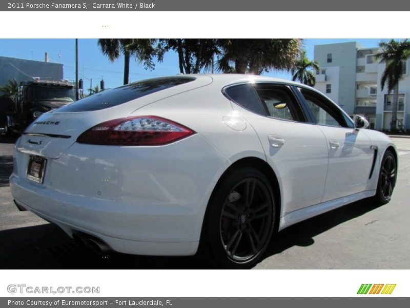Carrara White / Black 2011 Porsche Panamera S