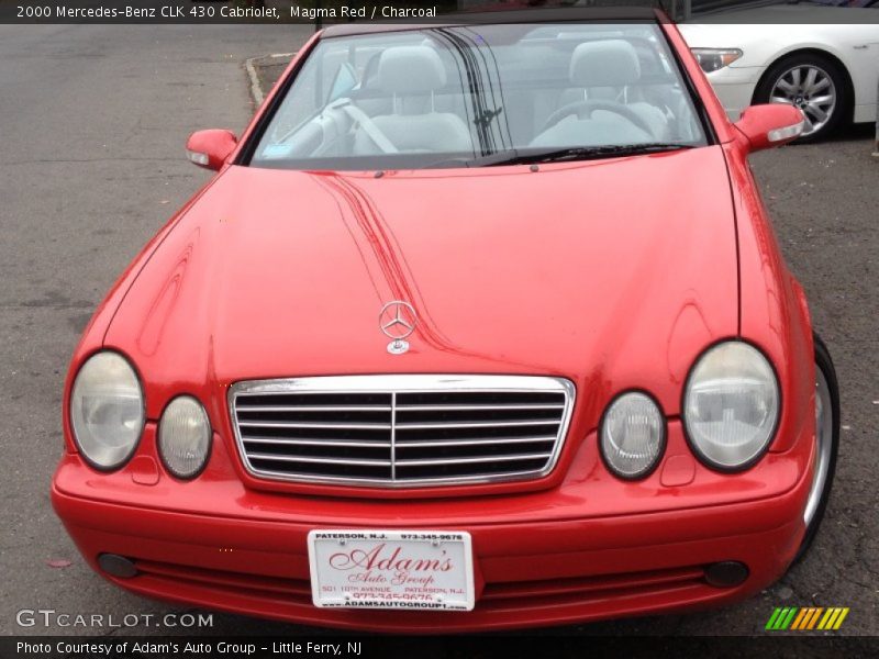 Magma Red / Charcoal 2000 Mercedes-Benz CLK 430 Cabriolet