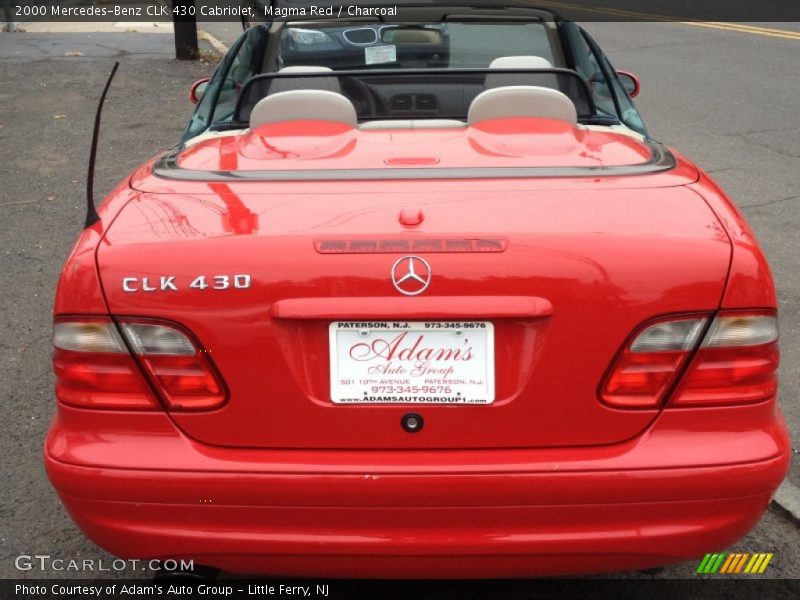 Magma Red / Charcoal 2000 Mercedes-Benz CLK 430 Cabriolet