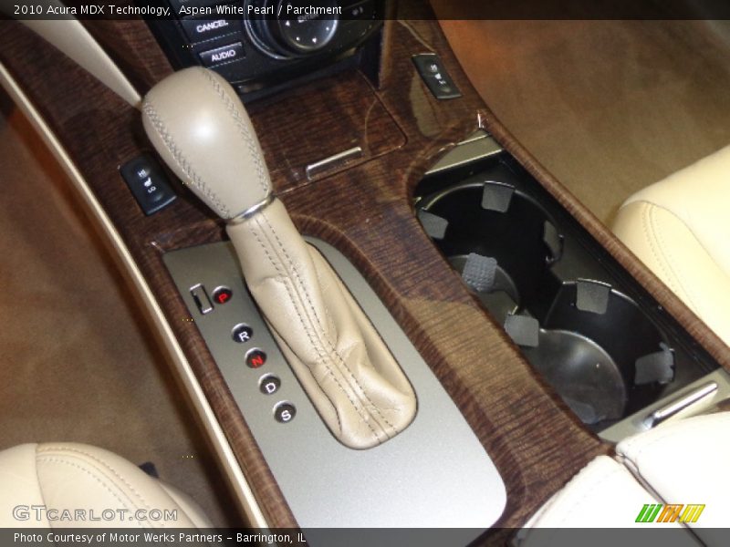 Aspen White Pearl / Parchment 2010 Acura MDX Technology