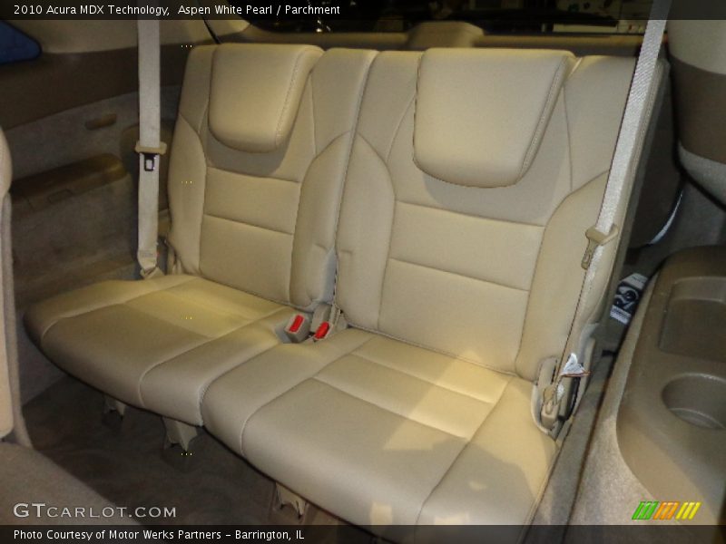 Aspen White Pearl / Parchment 2010 Acura MDX Technology