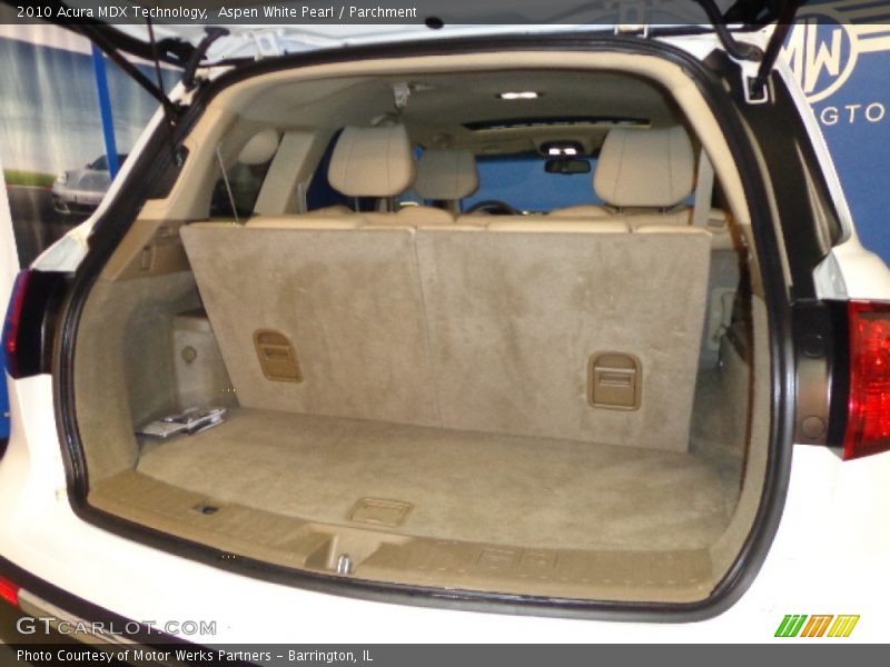 Aspen White Pearl / Parchment 2010 Acura MDX Technology