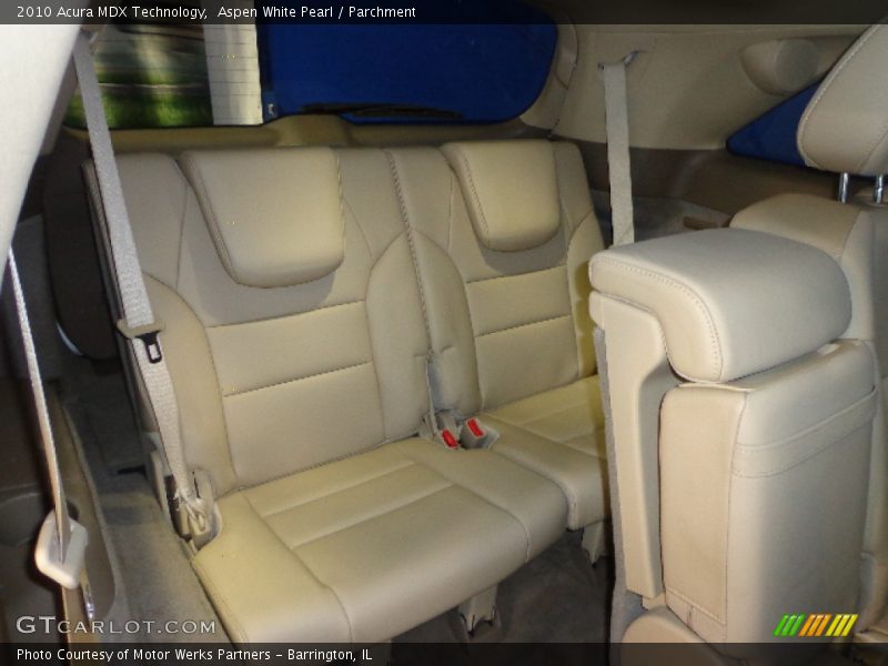 Aspen White Pearl / Parchment 2010 Acura MDX Technology