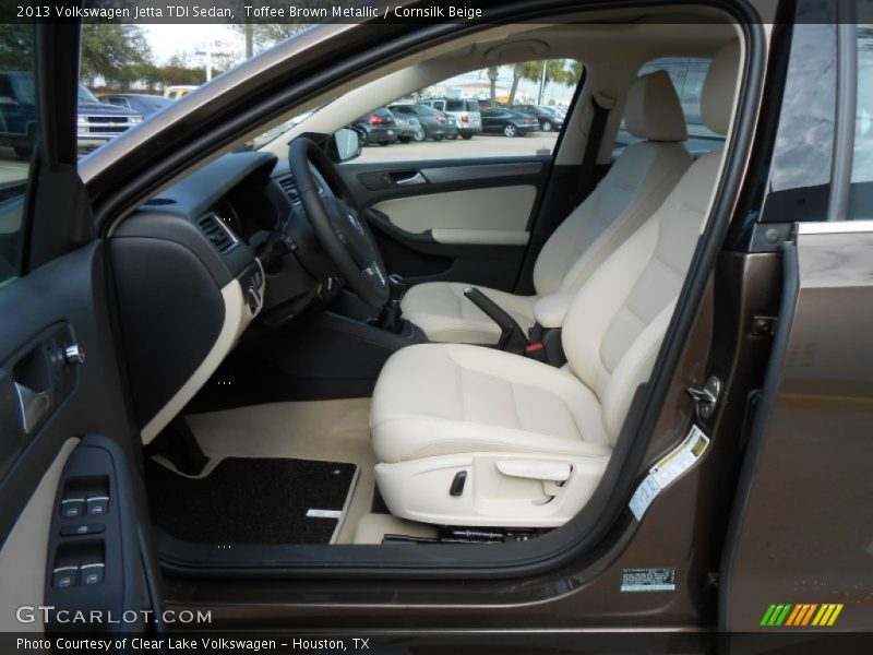 Toffee Brown Metallic / Cornsilk Beige 2013 Volkswagen Jetta TDI Sedan