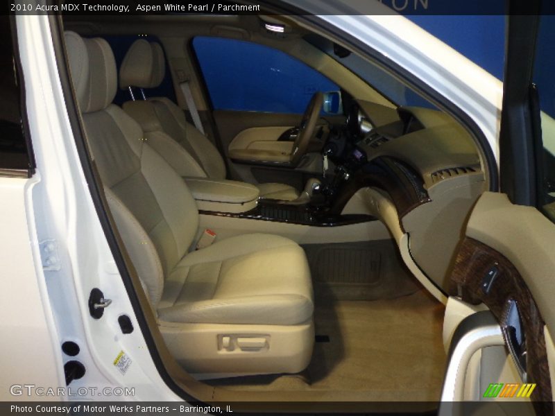 Aspen White Pearl / Parchment 2010 Acura MDX Technology