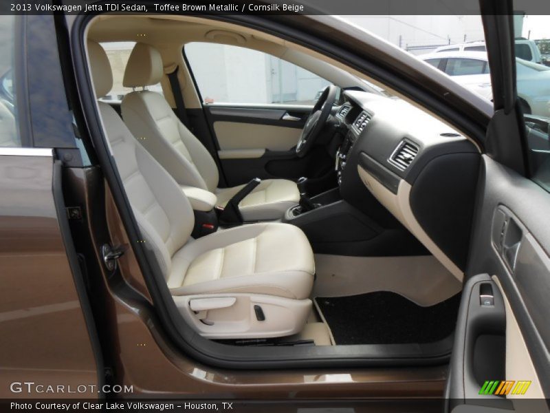 Toffee Brown Metallic / Cornsilk Beige 2013 Volkswagen Jetta TDI Sedan