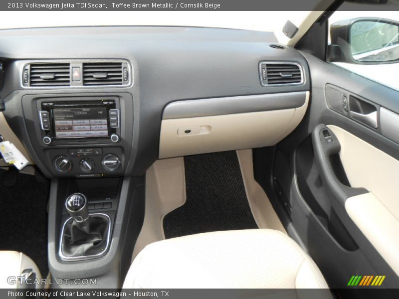 Toffee Brown Metallic / Cornsilk Beige 2013 Volkswagen Jetta TDI Sedan