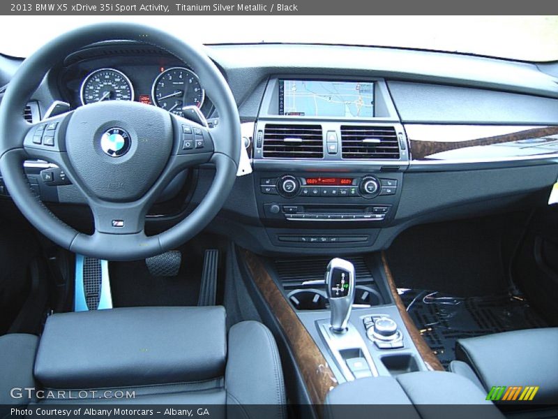 Titanium Silver Metallic / Black 2013 BMW X5 xDrive 35i Sport Activity