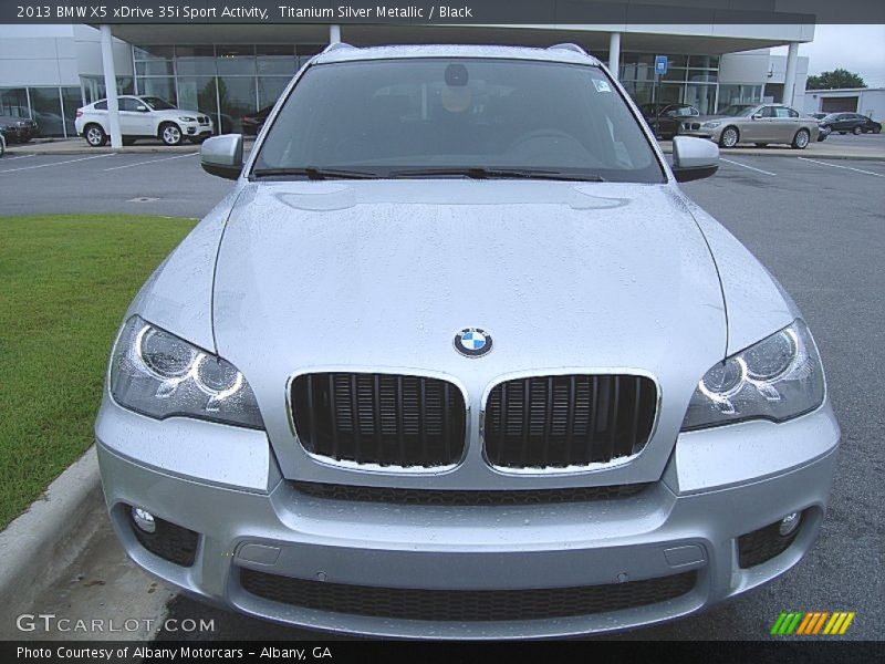 Titanium Silver Metallic / Black 2013 BMW X5 xDrive 35i Sport Activity