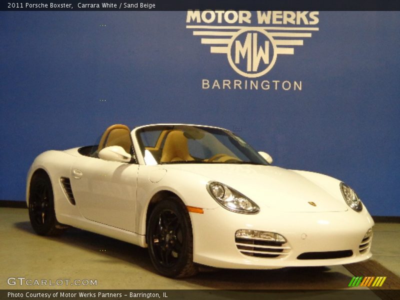Carrara White / Sand Beige 2011 Porsche Boxster
