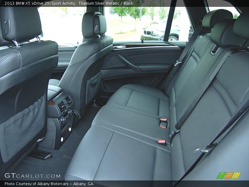 Titanium Silver Metallic / Black 2013 BMW X5 xDrive 35i Sport Activity