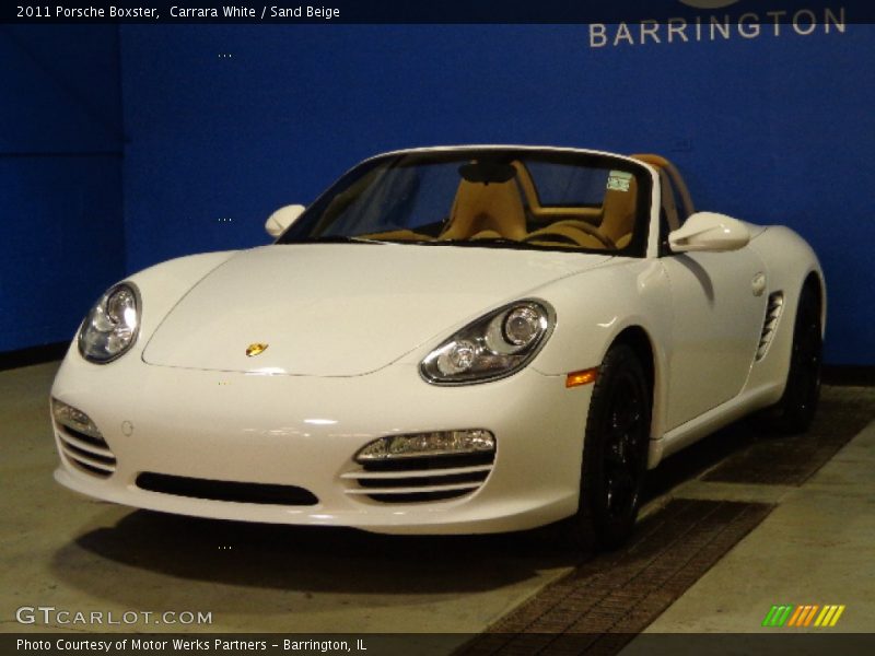 Carrara White / Sand Beige 2011 Porsche Boxster