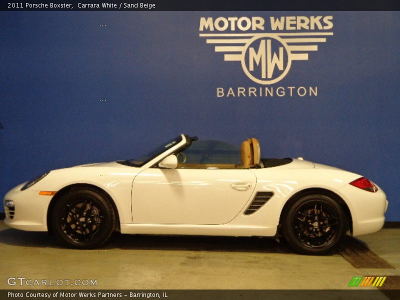 Carrara White / Sand Beige 2011 Porsche Boxster