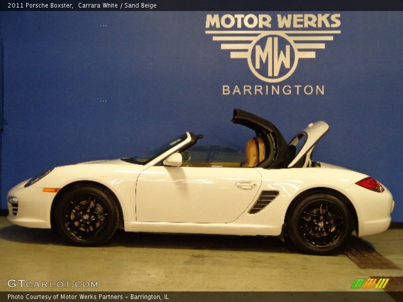 Carrara White / Sand Beige 2011 Porsche Boxster