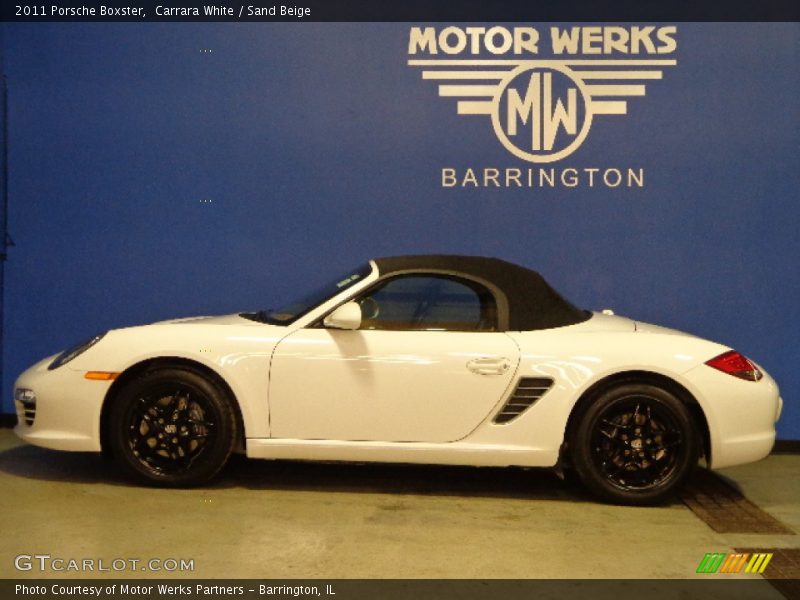 Carrara White / Sand Beige 2011 Porsche Boxster