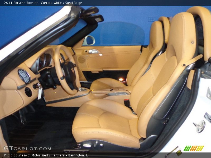 Carrara White / Sand Beige 2011 Porsche Boxster