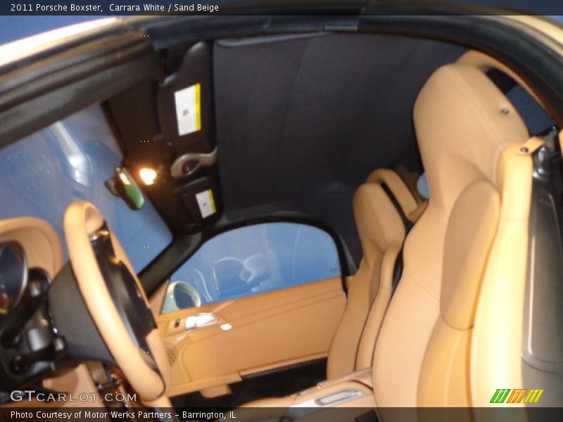 Carrara White / Sand Beige 2011 Porsche Boxster