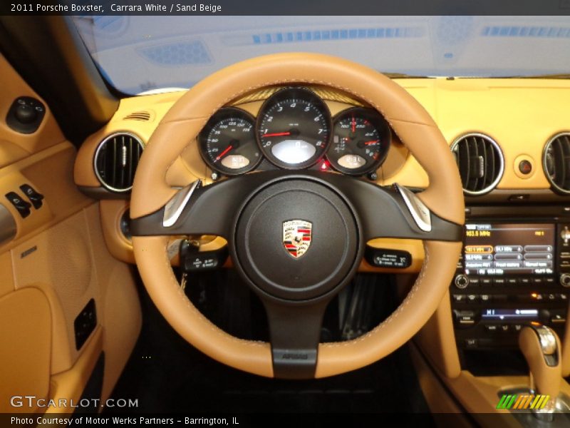 Carrara White / Sand Beige 2011 Porsche Boxster