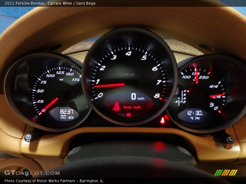 Carrara White / Sand Beige 2011 Porsche Boxster