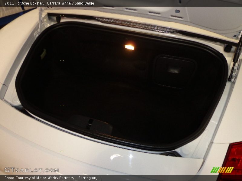 Carrara White / Sand Beige 2011 Porsche Boxster