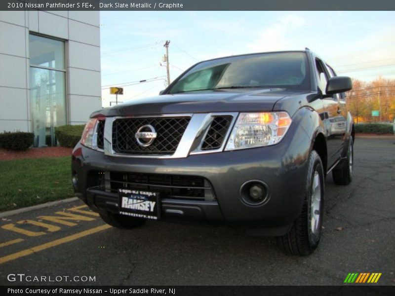 Dark Slate Metallic / Graphite 2010 Nissan Pathfinder S FE+
