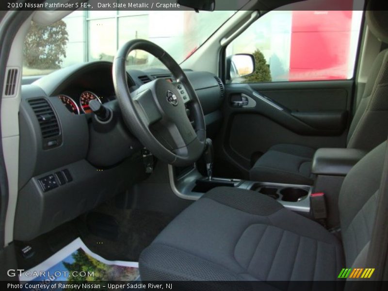 Dark Slate Metallic / Graphite 2010 Nissan Pathfinder S FE+