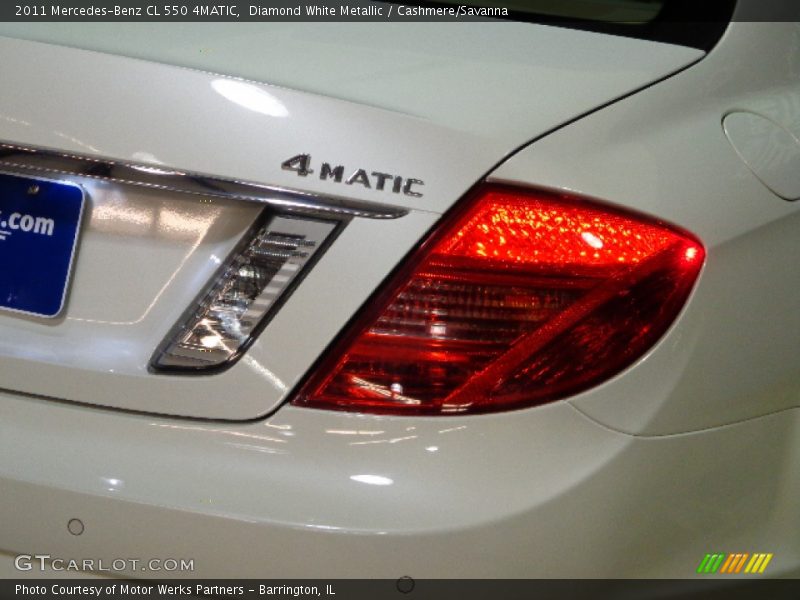 Diamond White Metallic / Cashmere/Savanna 2011 Mercedes-Benz CL 550 4MATIC