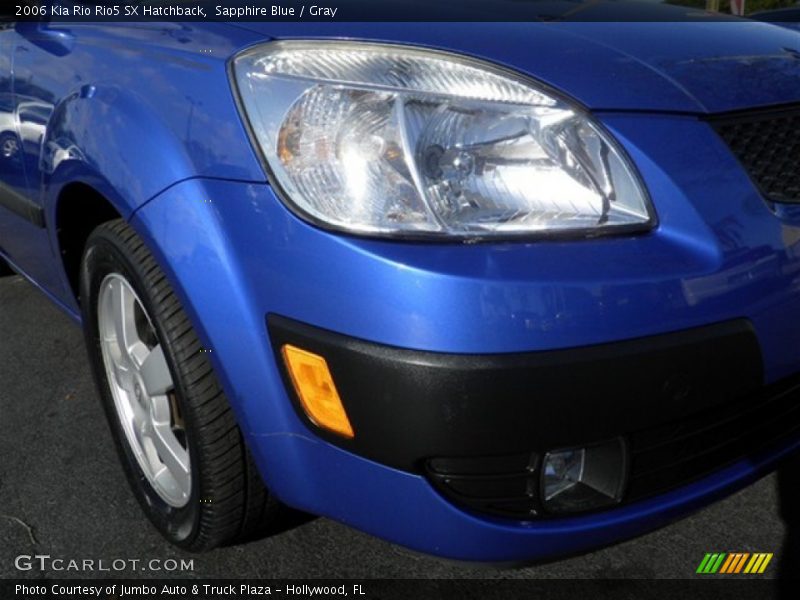 Sapphire Blue / Gray 2006 Kia Rio Rio5 SX Hatchback