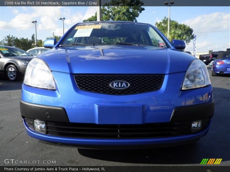 Sapphire Blue / Gray 2006 Kia Rio Rio5 SX Hatchback