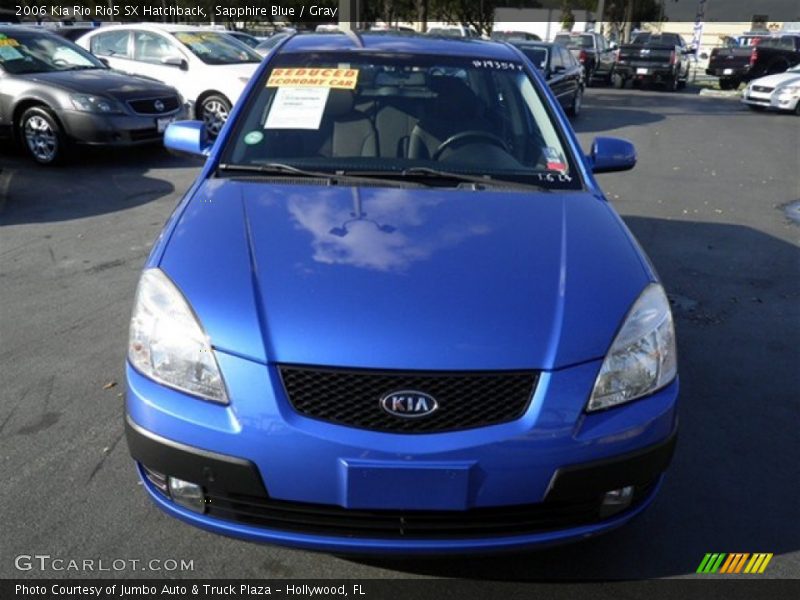 Sapphire Blue / Gray 2006 Kia Rio Rio5 SX Hatchback