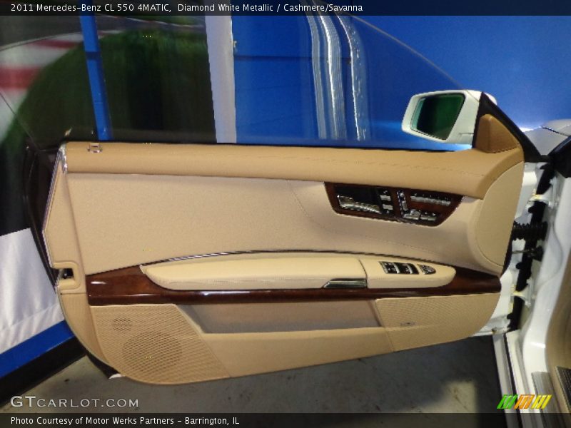 Diamond White Metallic / Cashmere/Savanna 2011 Mercedes-Benz CL 550 4MATIC