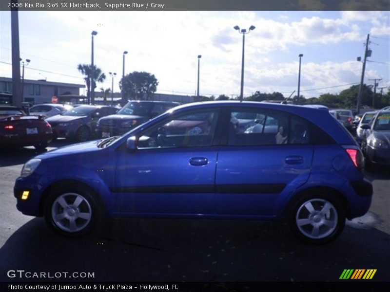 Sapphire Blue / Gray 2006 Kia Rio Rio5 SX Hatchback