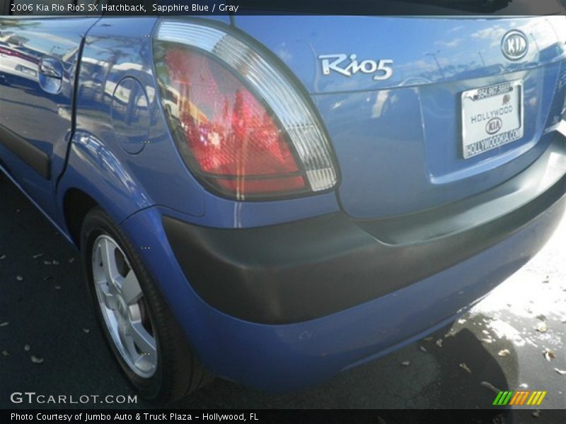 Sapphire Blue / Gray 2006 Kia Rio Rio5 SX Hatchback