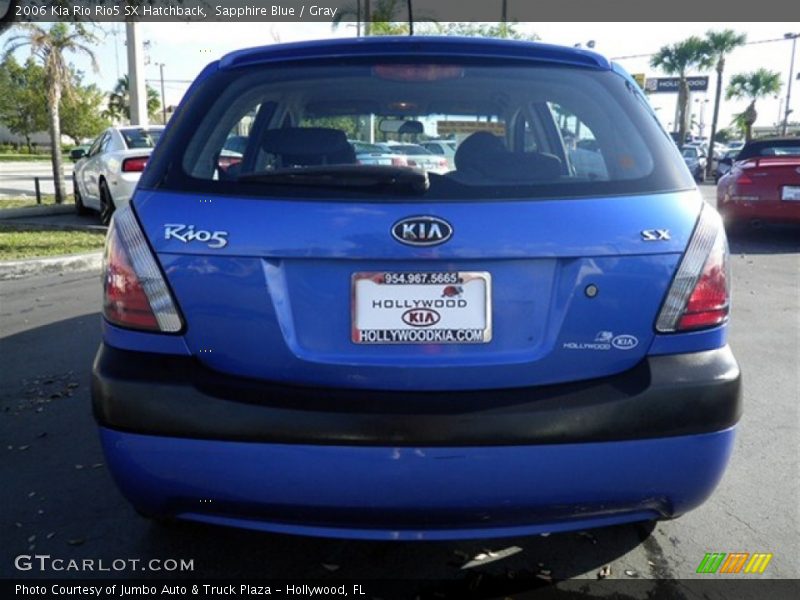 Sapphire Blue / Gray 2006 Kia Rio Rio5 SX Hatchback
