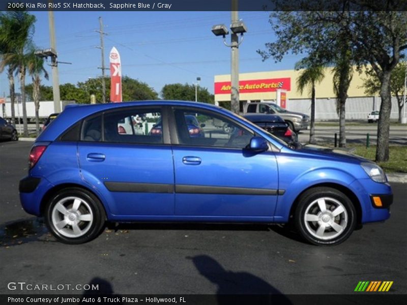 Sapphire Blue / Gray 2006 Kia Rio Rio5 SX Hatchback