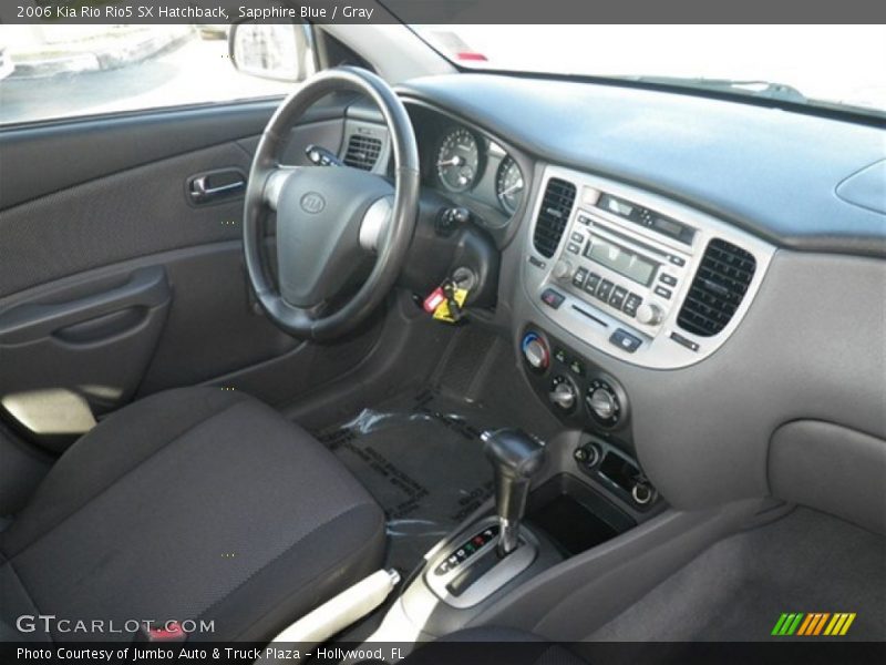 Sapphire Blue / Gray 2006 Kia Rio Rio5 SX Hatchback