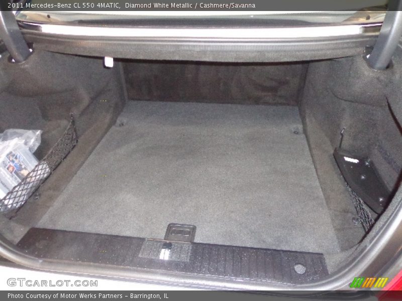 Diamond White Metallic / Cashmere/Savanna 2011 Mercedes-Benz CL 550 4MATIC